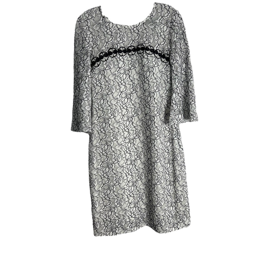 TAYLOR SWIFT’s TAYLOR Piper Piping Dress in Black / White Size 4 - Picture 3 of 10